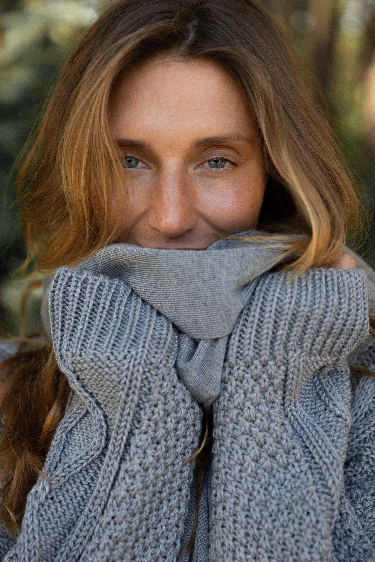Nonna Cable-Knit 100% Merino Sweater