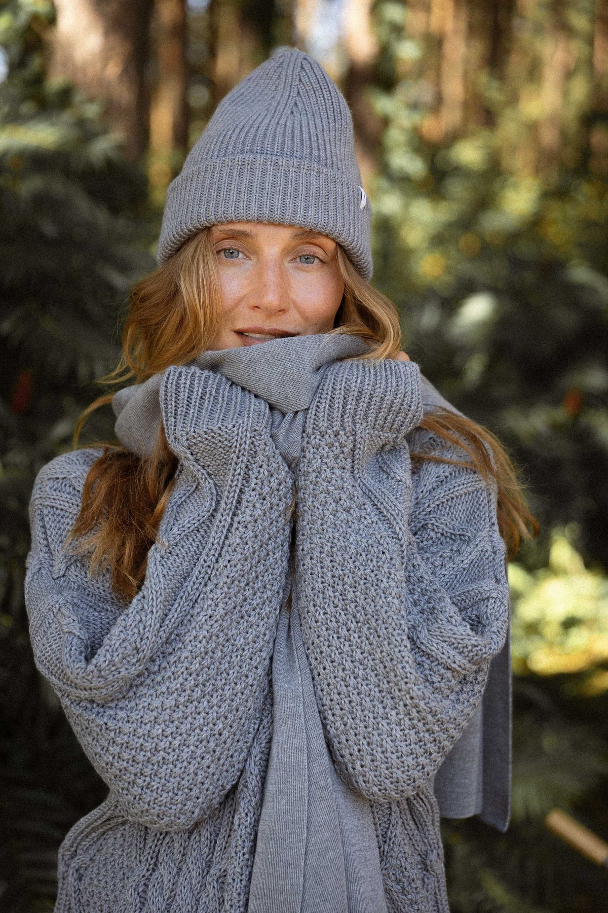 Nonna Cable-Knit 100% Merino Sweater