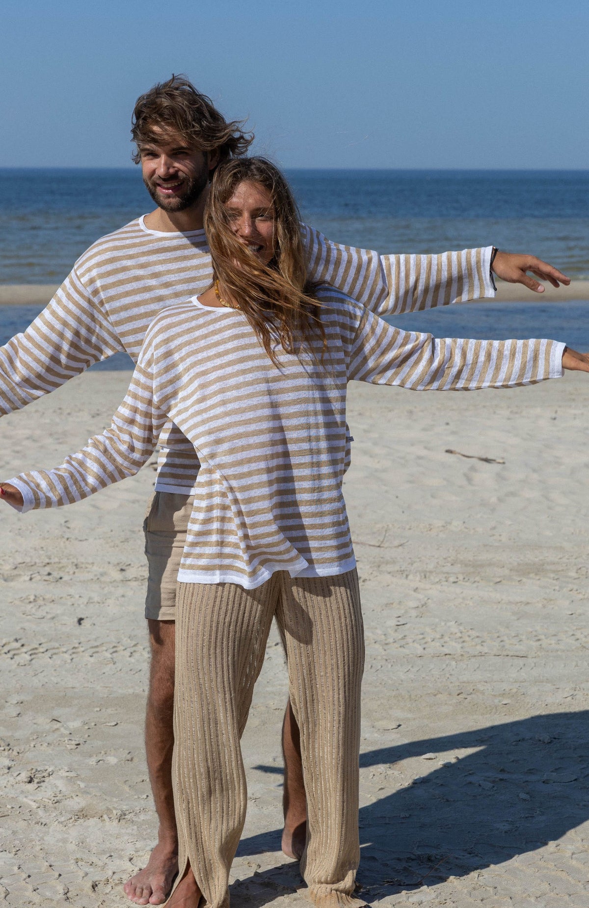 Tanto 100% Linen Long-Sleeve Top