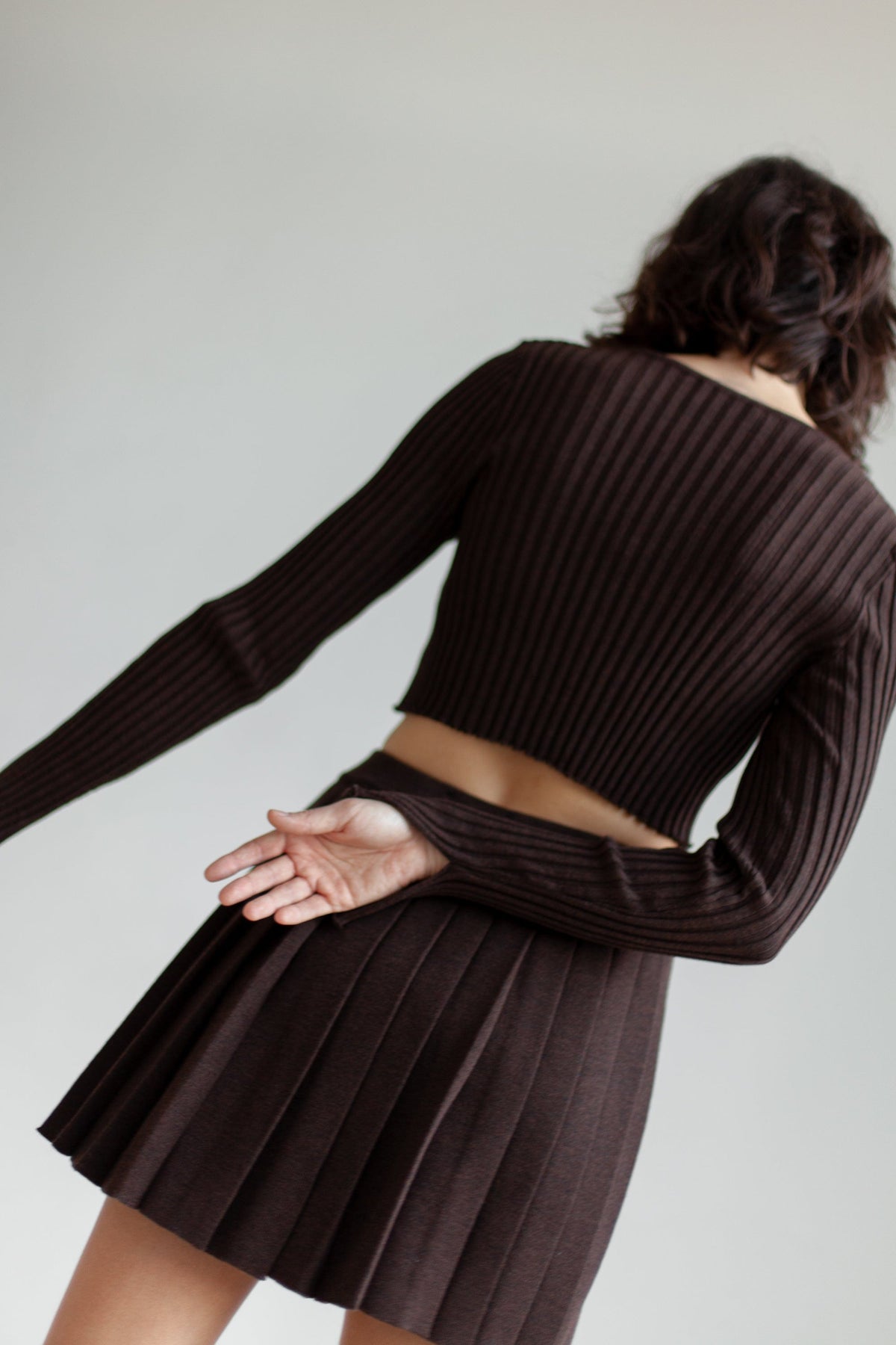 Brera 100% Merino Crop Top