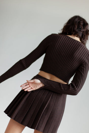 Brera 100% Merino Crop Top