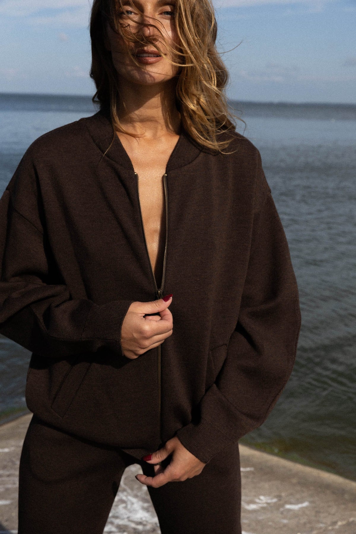 Onda 100% Merino Bomber Jacket
