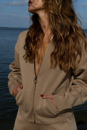 Onda 100% Merino Bomber Jacket