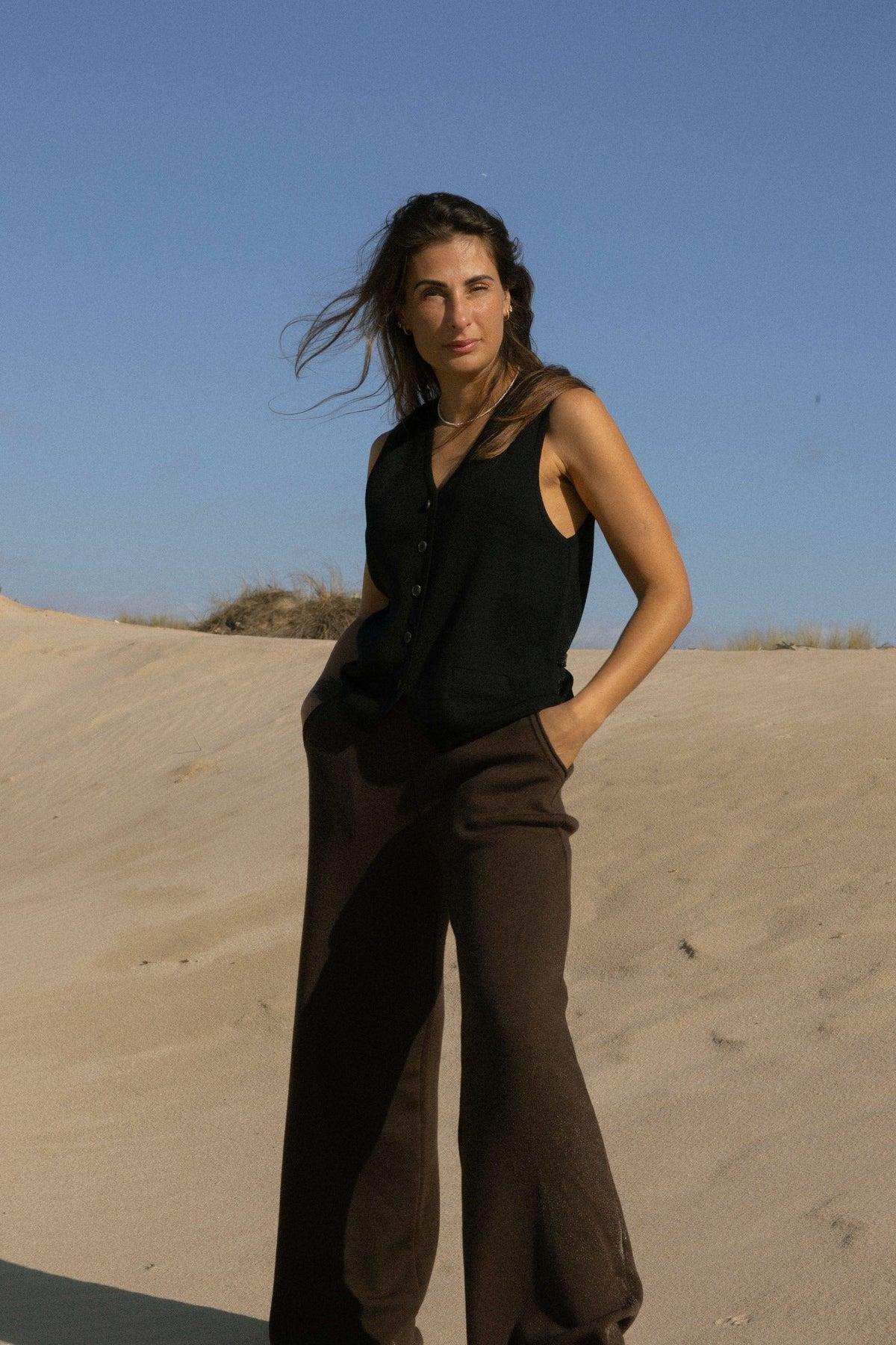 Galante Knitted 100% Merino Waistcoat