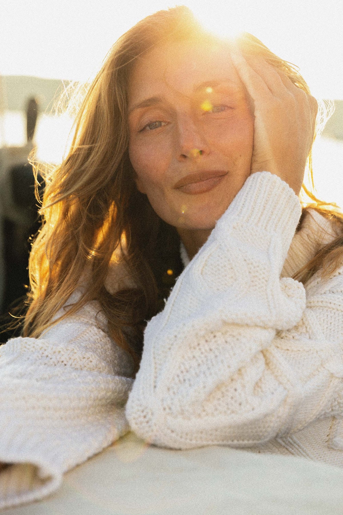 Nonna Cable-Knit 100% Merino Sweater
