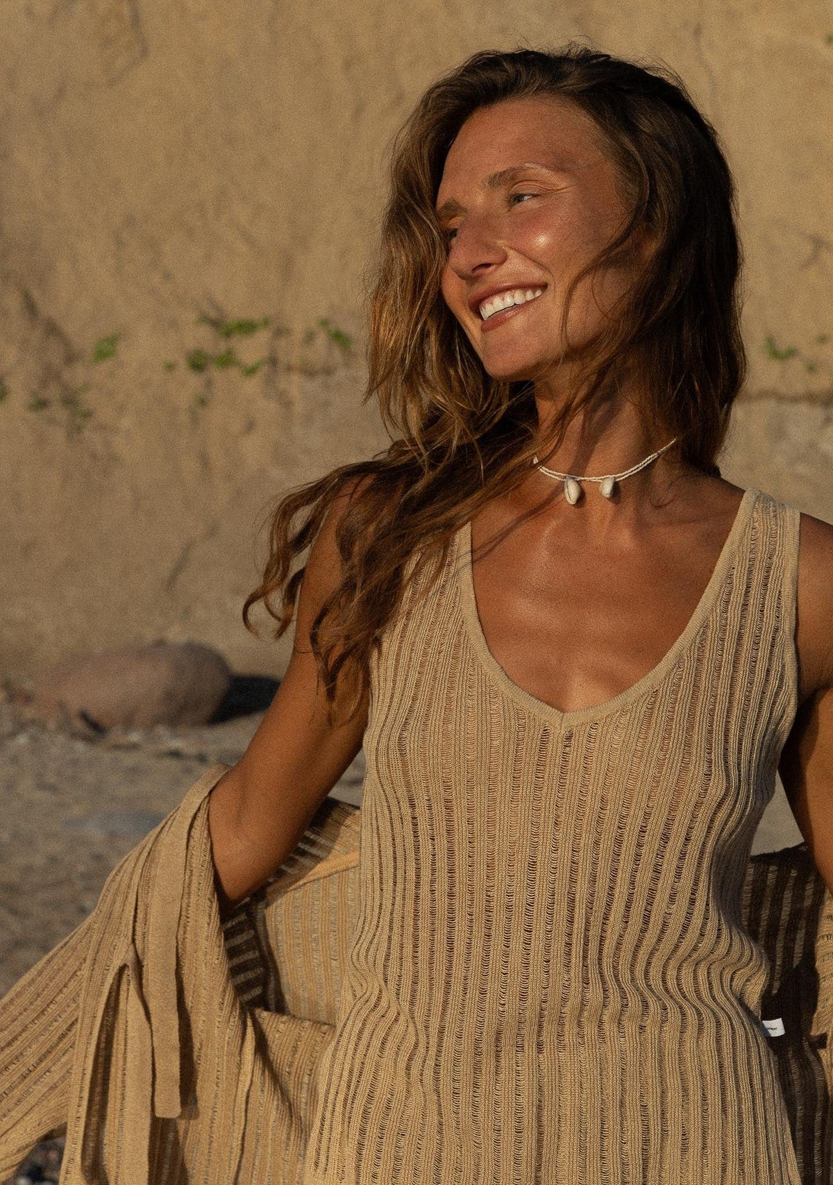 Caldo 100% Linen Tank Top