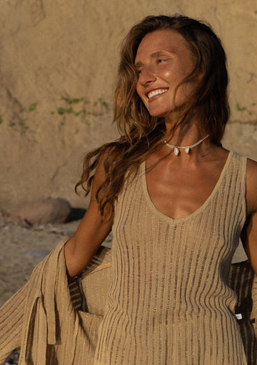 Caldo 100% Linen Tank Top
