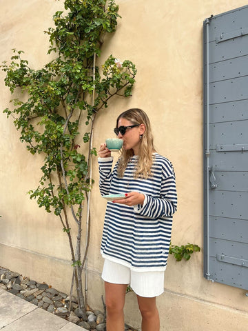 Tanto 100% Linen Long-Sleeve Top