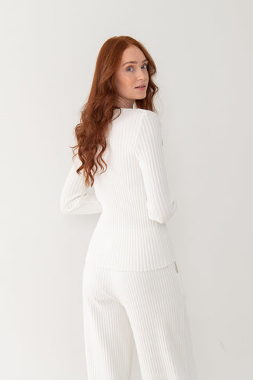 Brera Ribbed Long-Sleeve Top