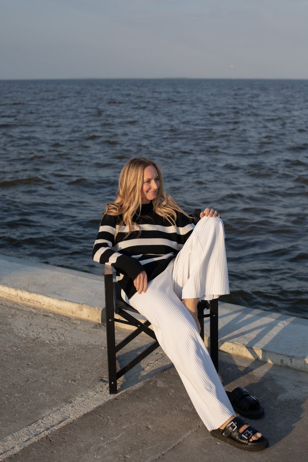 Marina Striped 100% Merino Jumper
