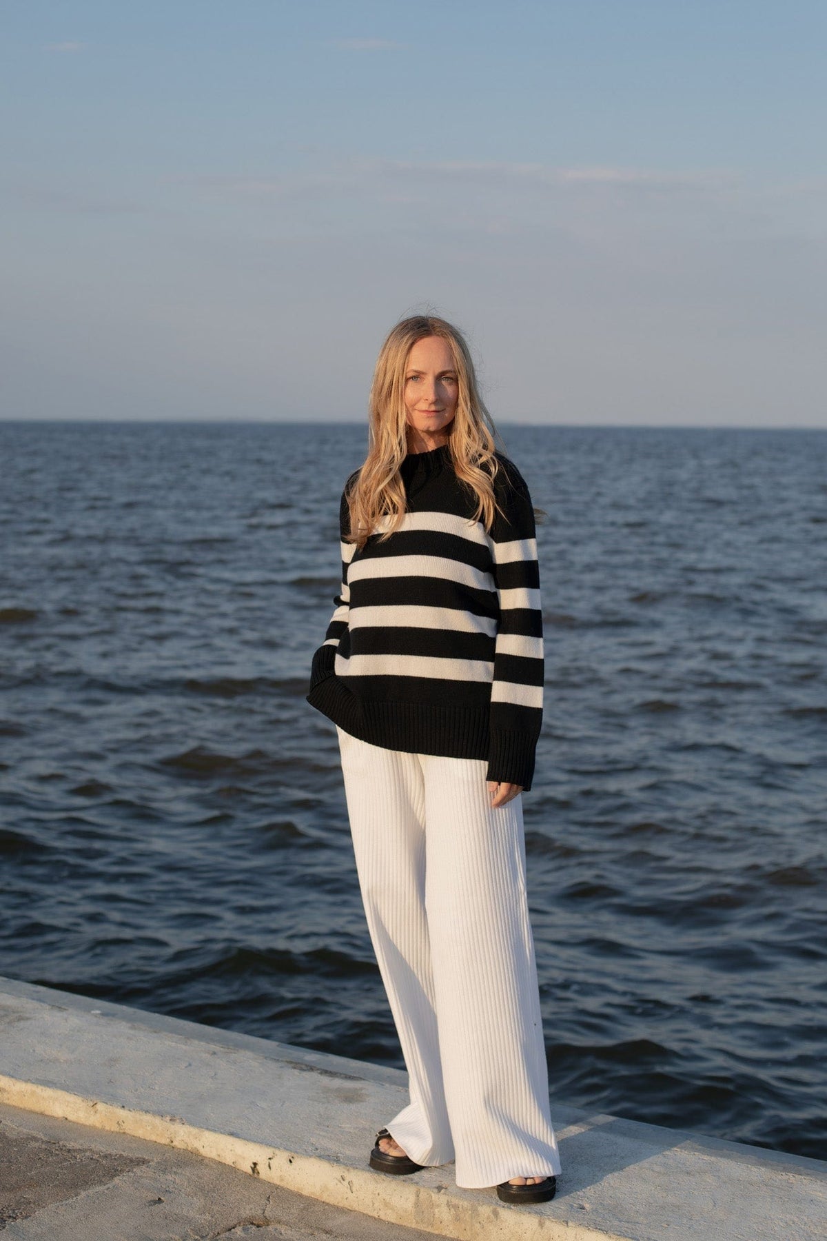Marina Striped 100% Merino Jumper