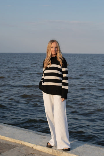 Marina Striped 100% Merino Jumper