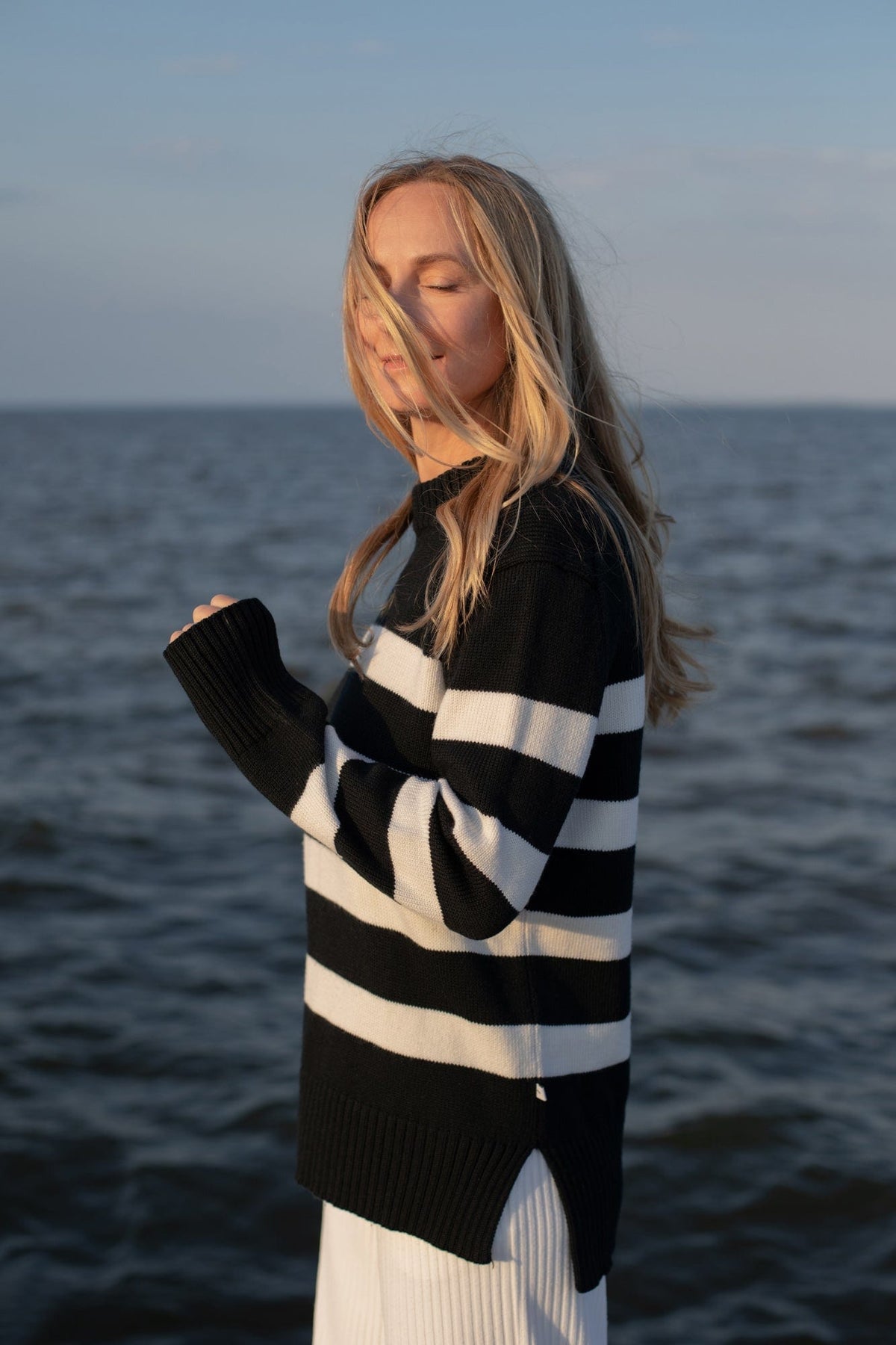 Marina Striped 100% Merino Jumper