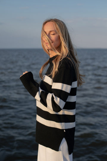 Marina Striped 100% Merino Jumper