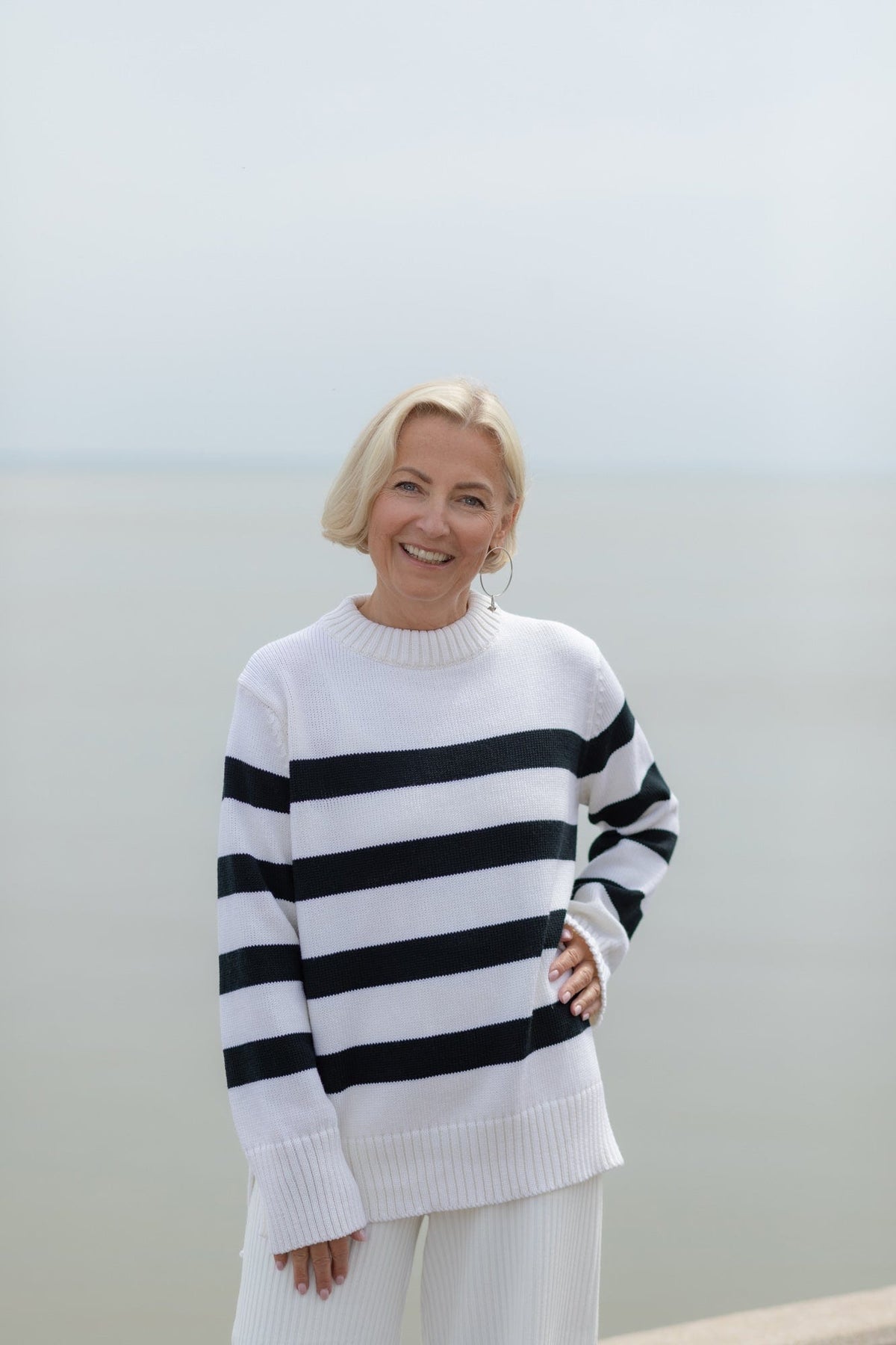 Marina Striped 100% Merino Jumper