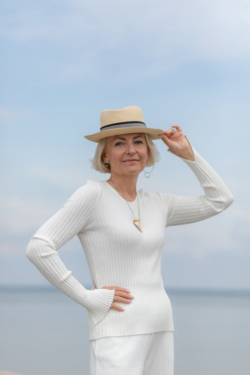 Brera Ribbed Long-Sleeve Top
