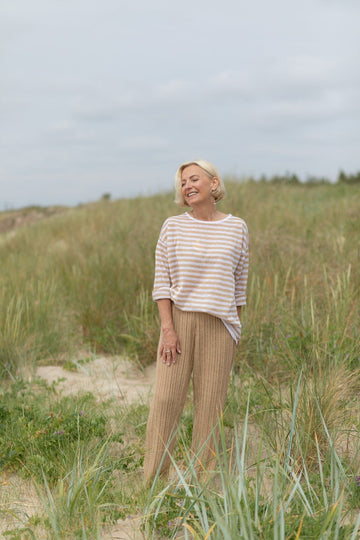 Tanto 100% Linen Long-Sleeve Top