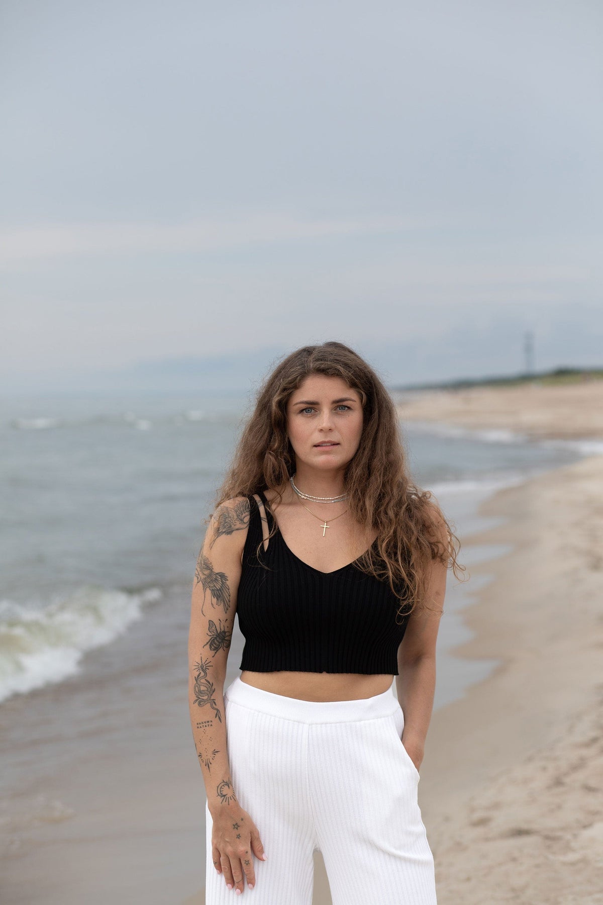 Donna Ribbed Crop Top