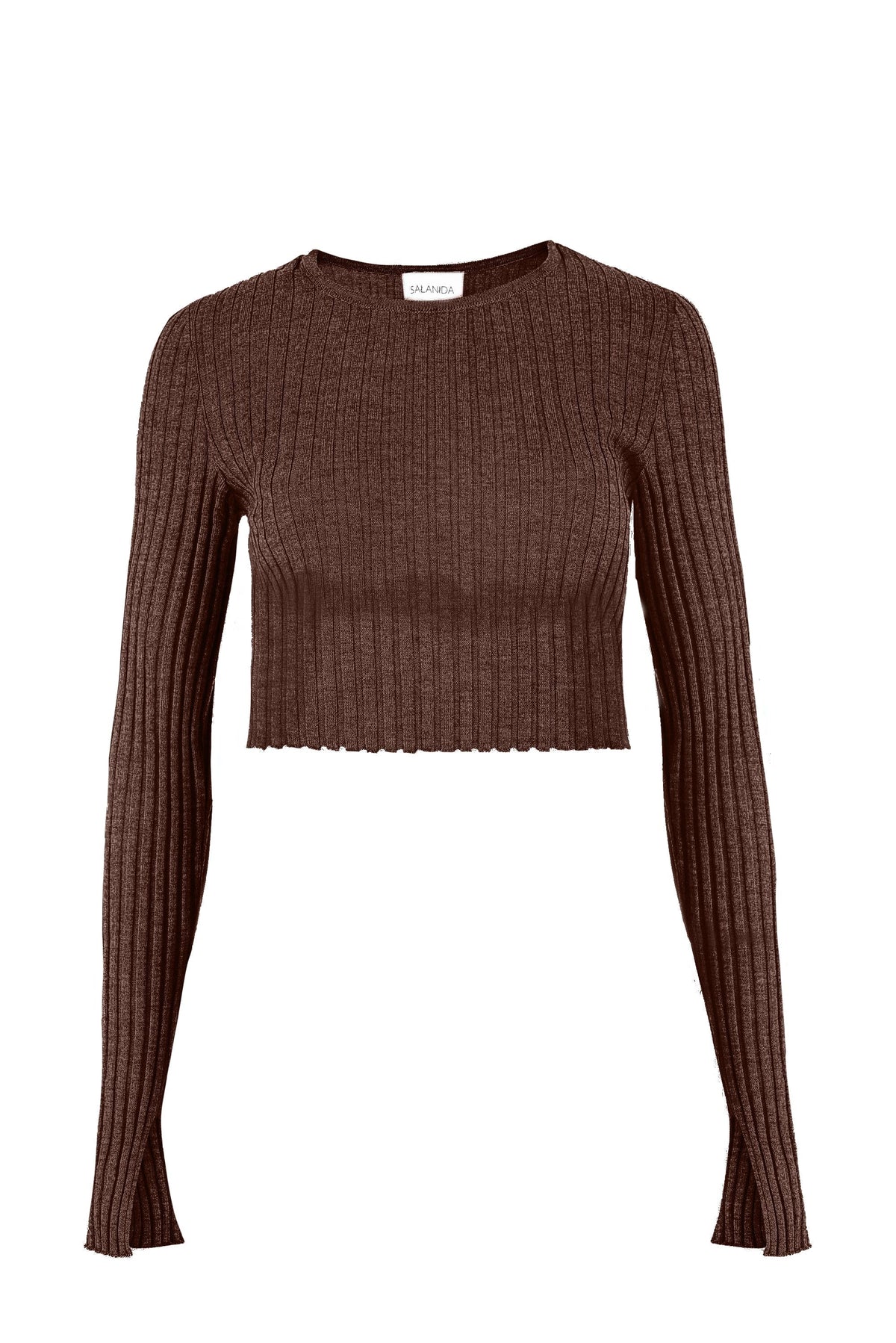 Brera 100% Merino Crop Top