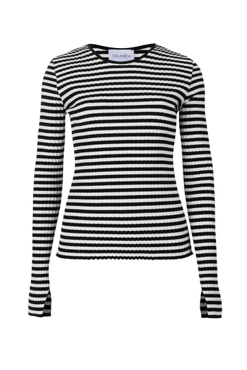 Brera Ribbed Long-Sleeve Top