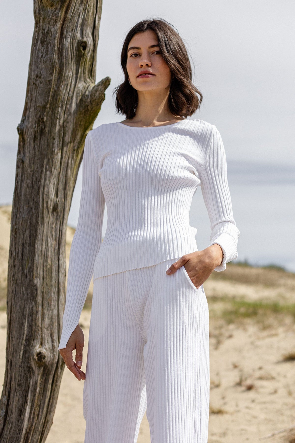 Brera Ribbed Long-Sleeve Top
