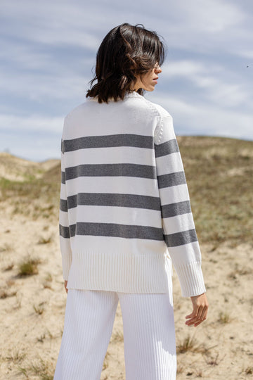 Marina Striped 100% Merino Jumper