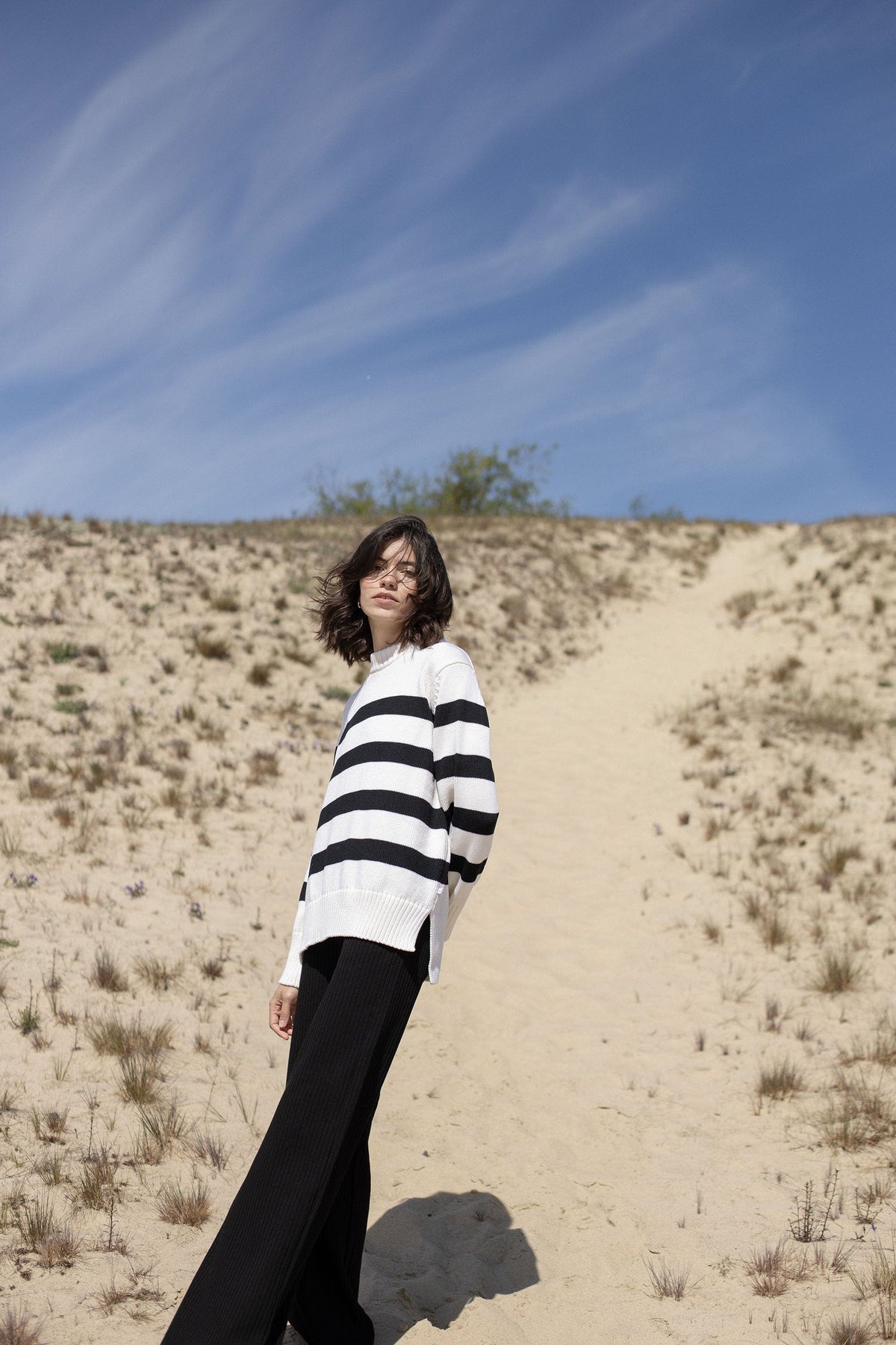 Marina Striped 100% Merino Jumper