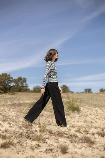 Brera Ribbed Long-Sleeve Top