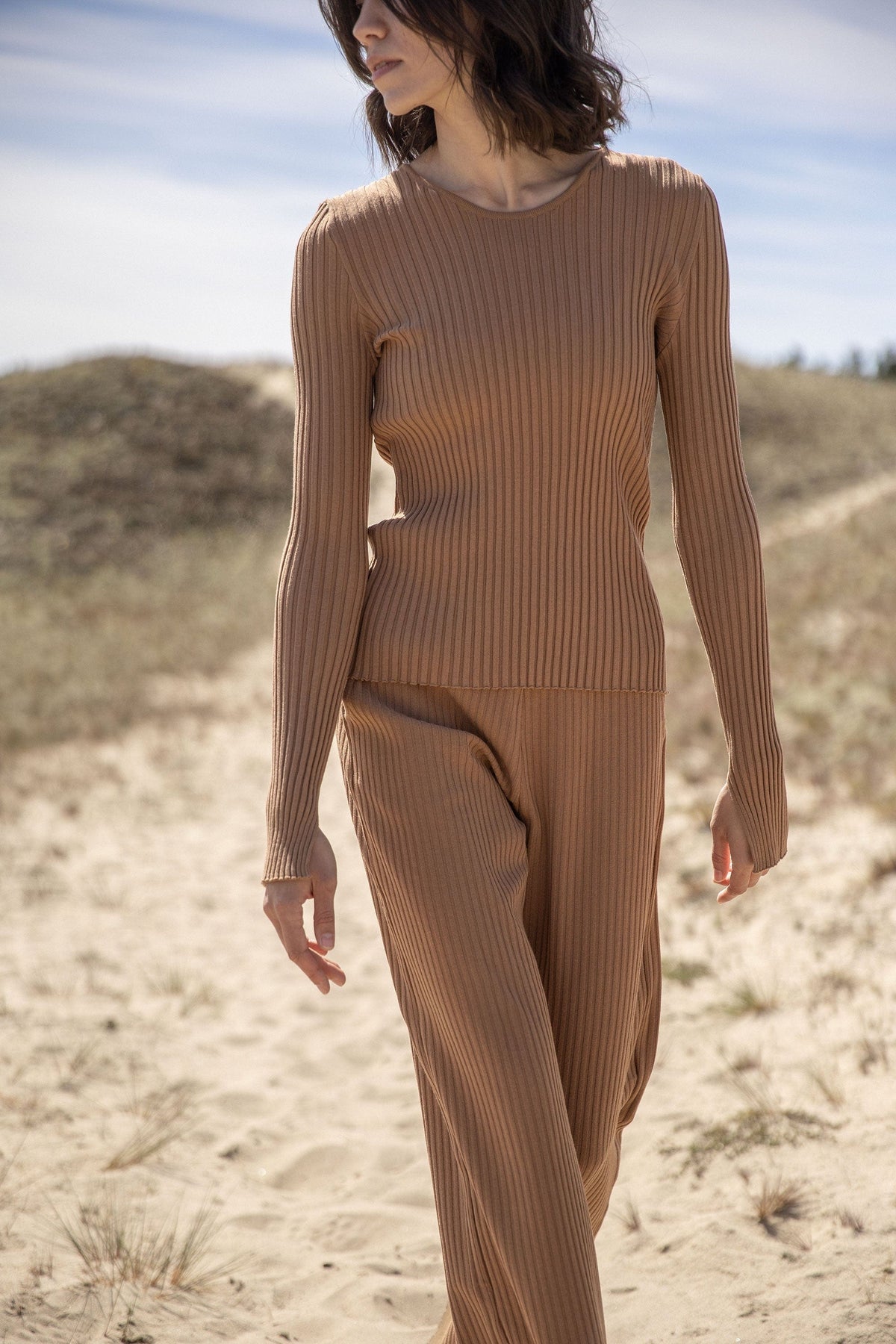 Brera Ribbed Long-Sleeve Top