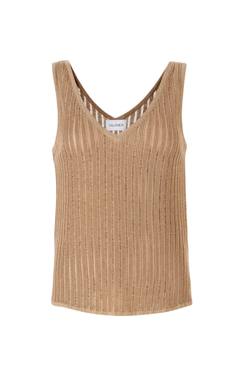 Caldo 100% Linen Tank Top