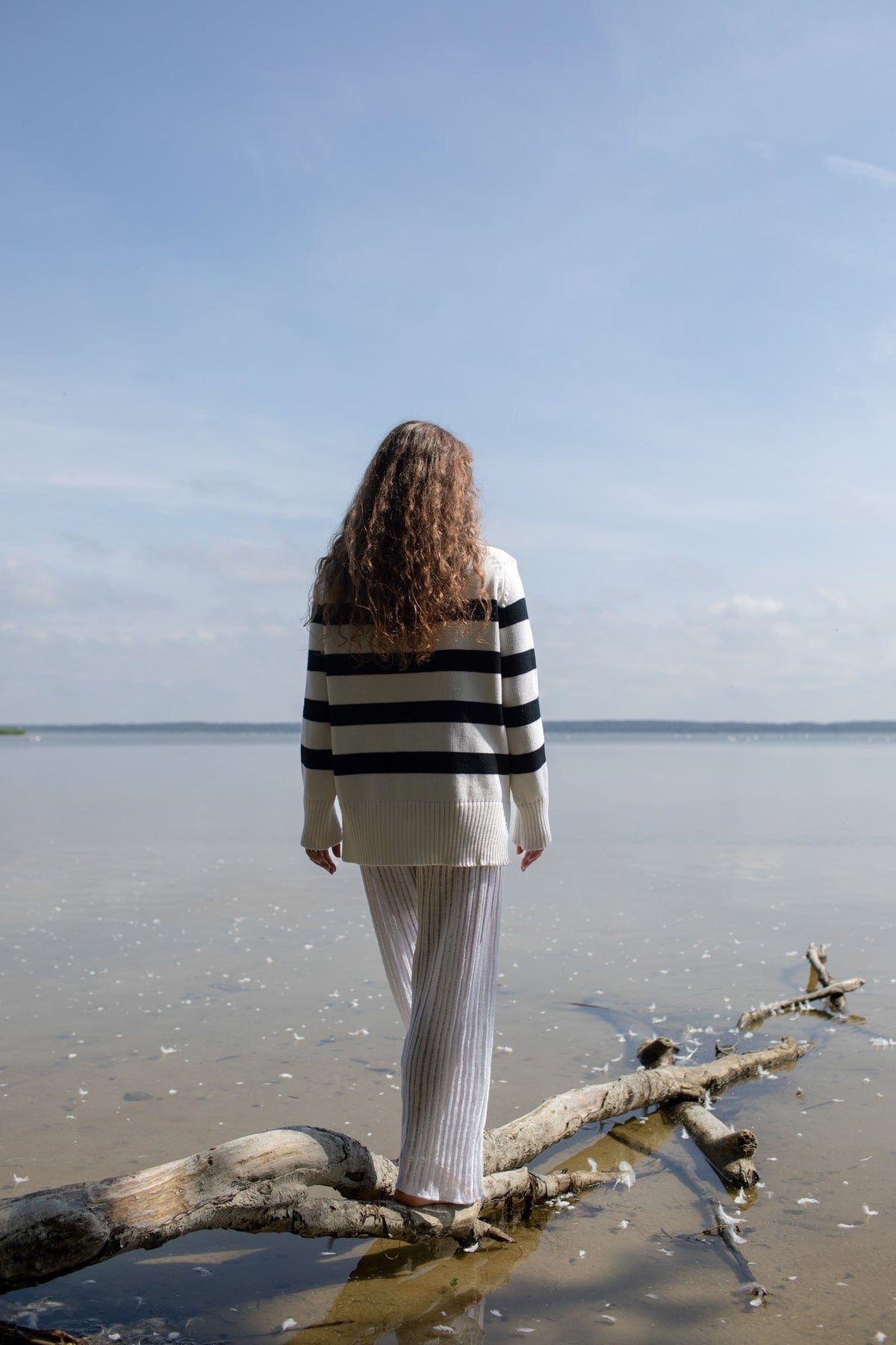 Marina Striped 100% Merino Jumper
