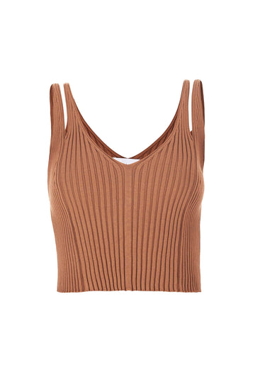Donna Ribbed Crop Top