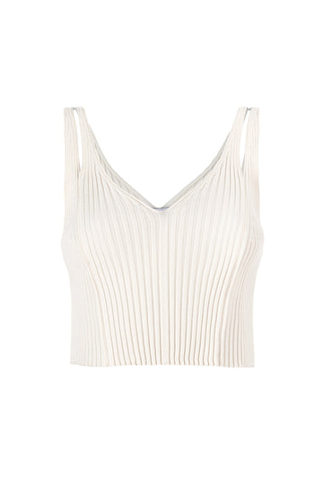 Donna Ribbed Crop Top