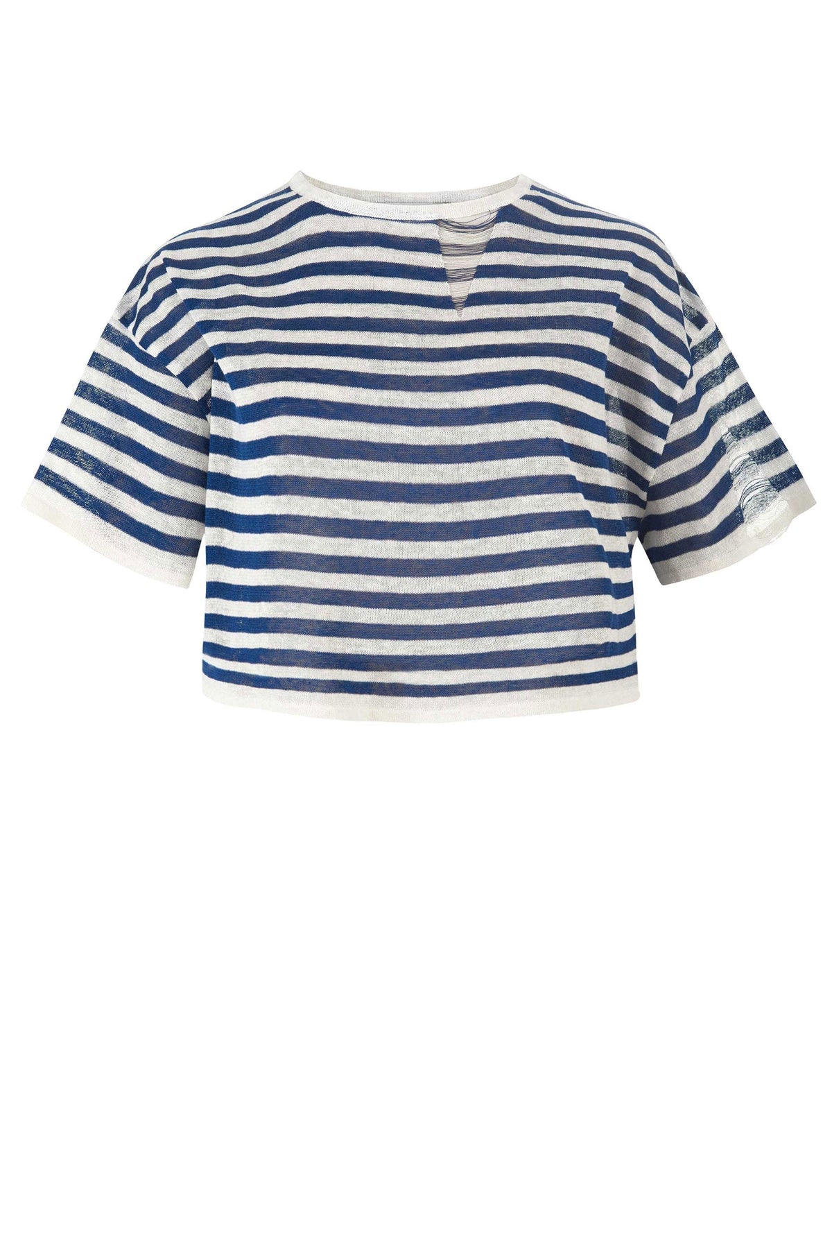 Energia 100% Linen Crop Top