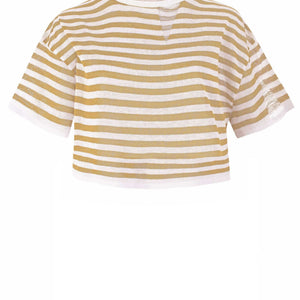 Energia 100% Linen Crop Top