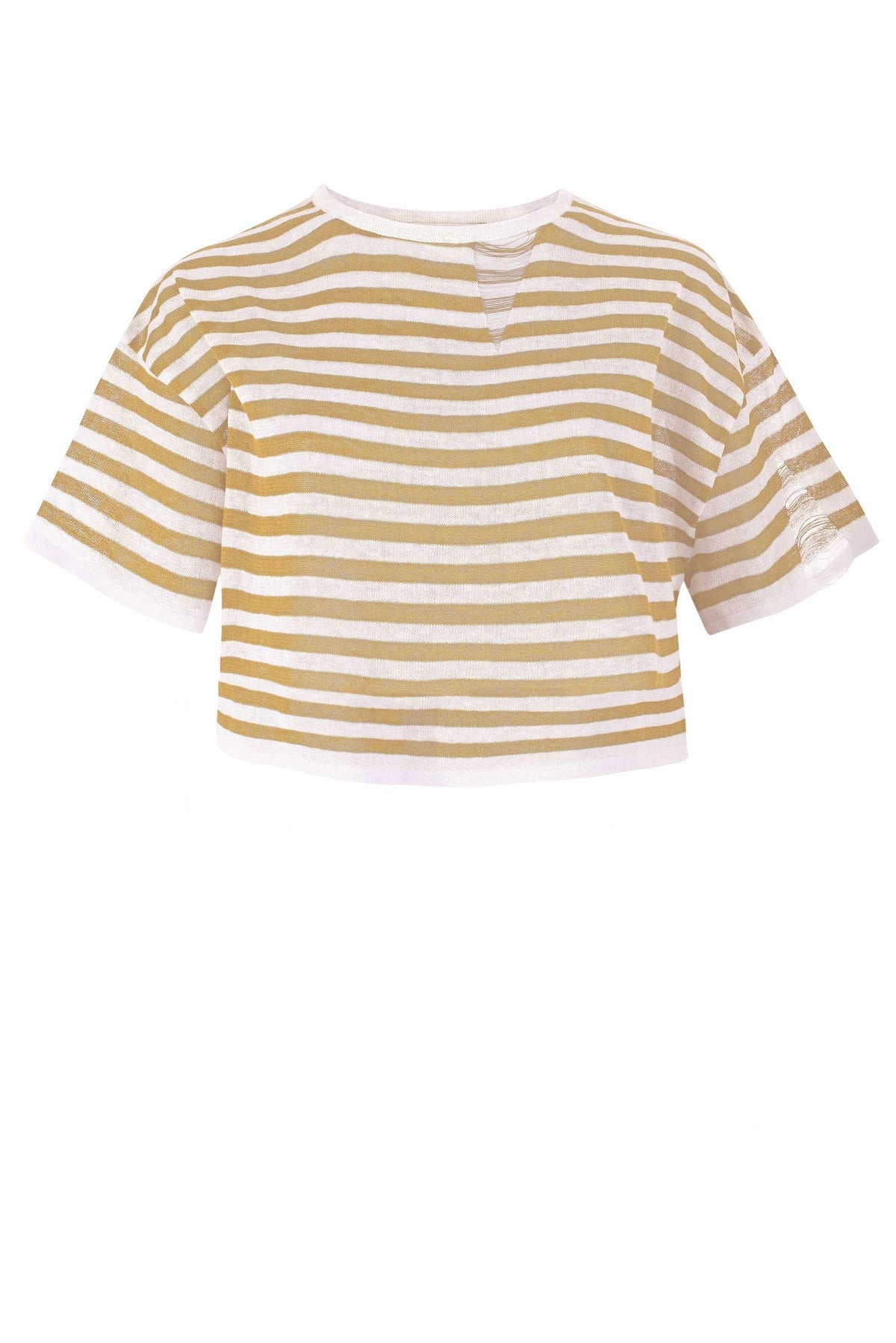 Energia 100% Linen Crop Top