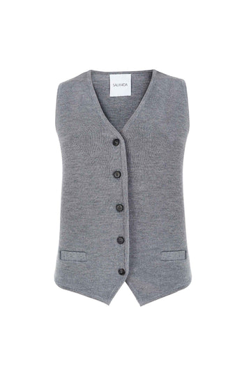 Galante Knitted 100% Merino Waistcoat