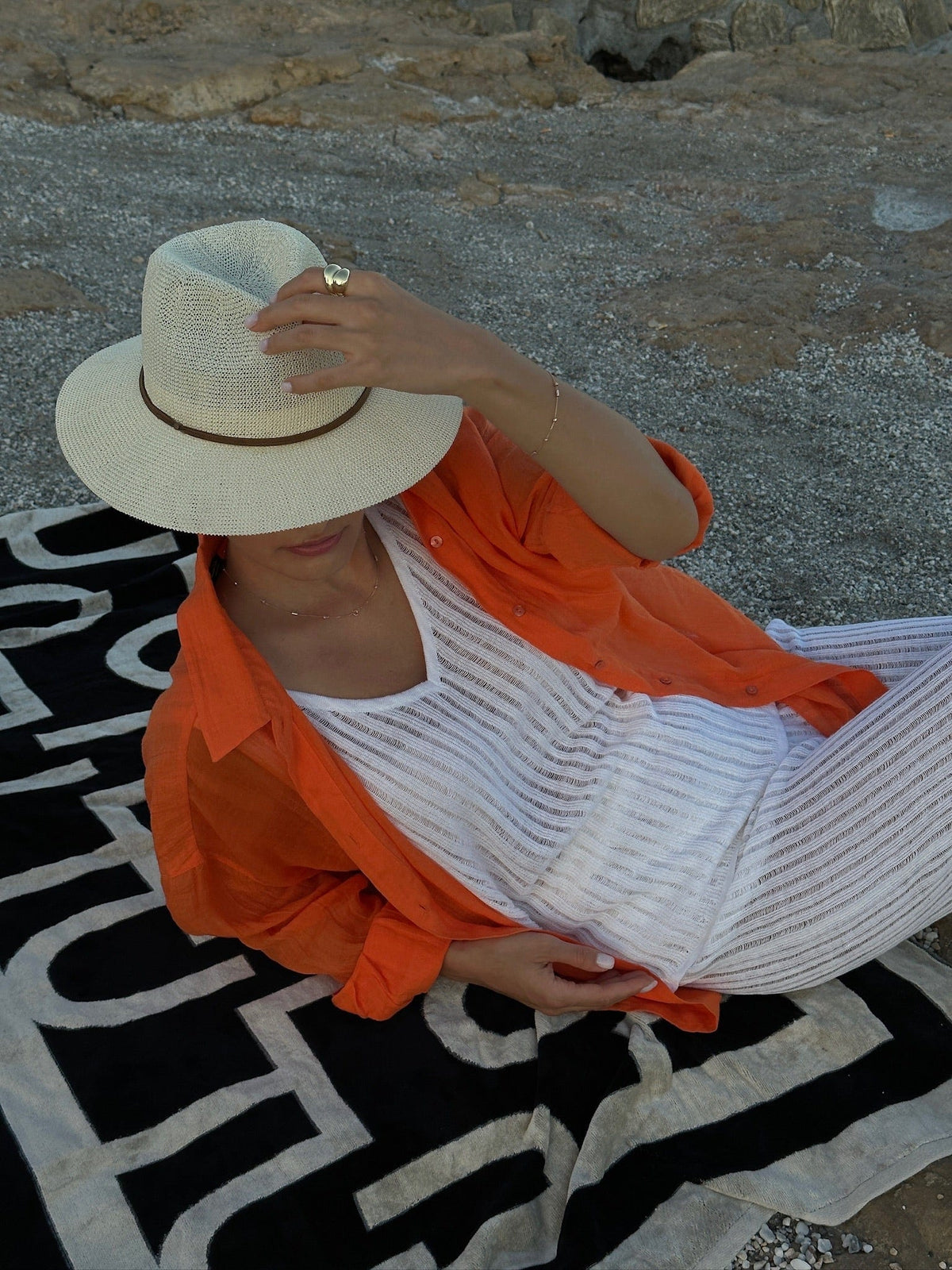 Caldo 100% Linen Tank Top
