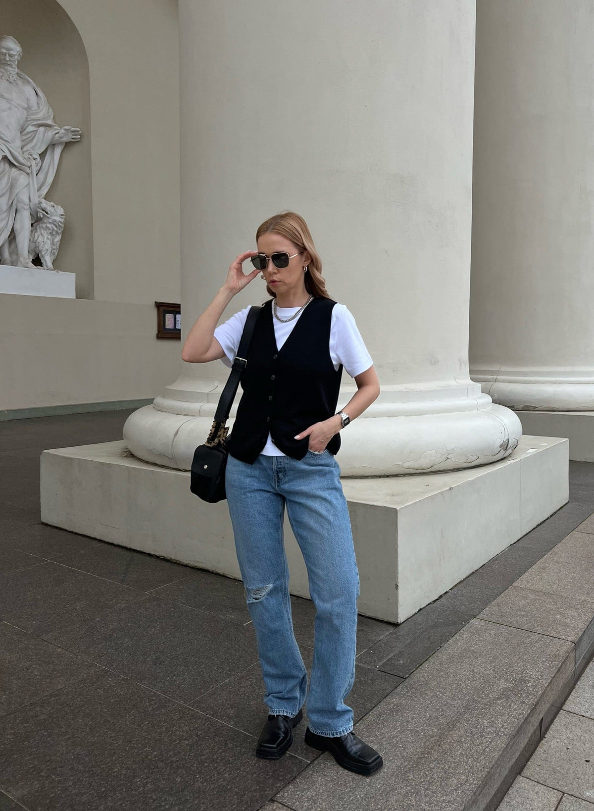 Galante Knitted 100% Merino Waistcoat