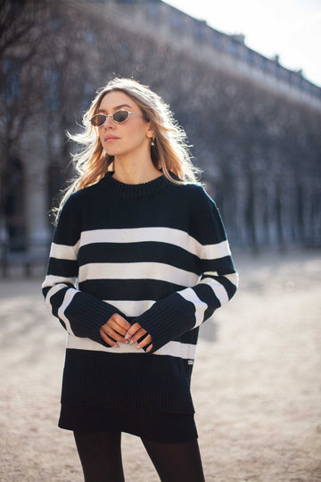 Marina Striped 100% Merino Jumper