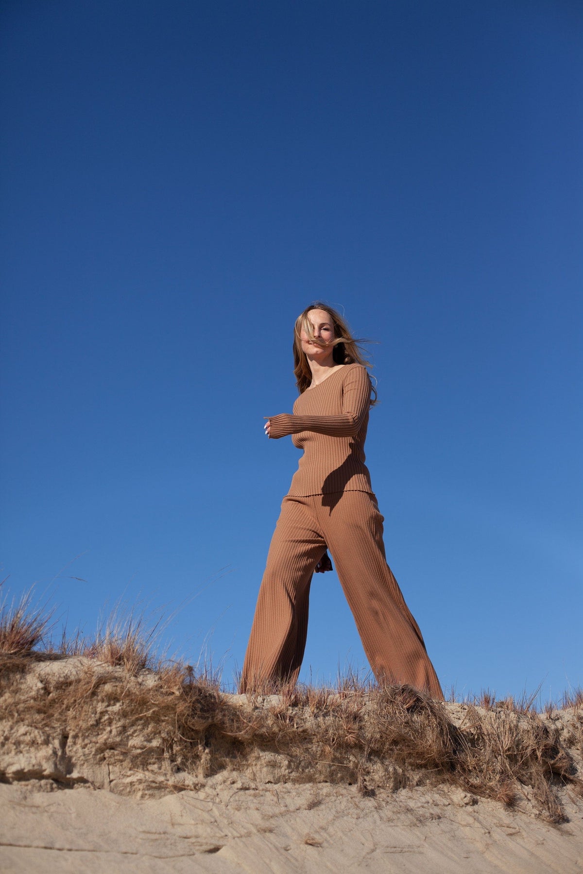 Brera Ribbed Long-Sleeve Top