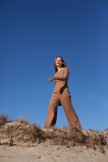 Brera Ribbed Long-Sleeve Top