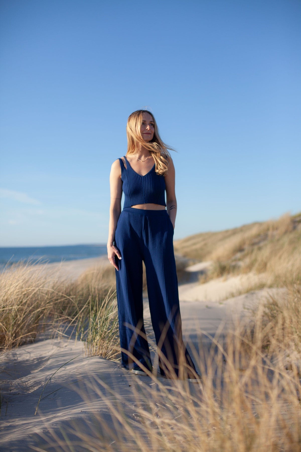 Donna Ribbed Crop Top