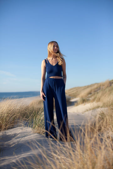Donna Ribbed Crop Top