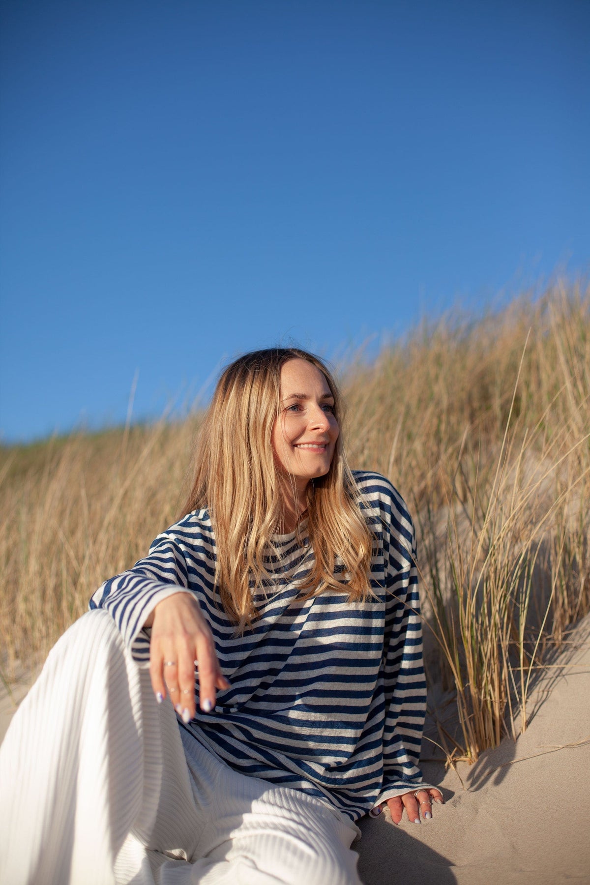 Tanto 100% Linen Long-Sleeve Top