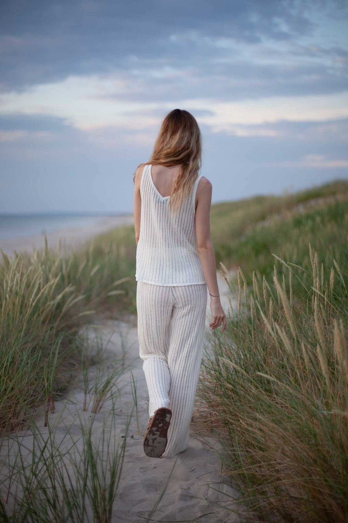 Caldo 100% Linen Tank Top