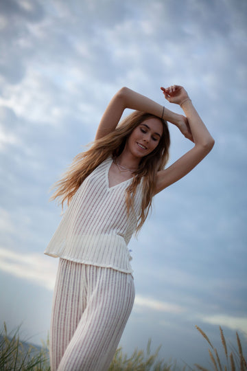 Caldo 100% Linen Tank Top