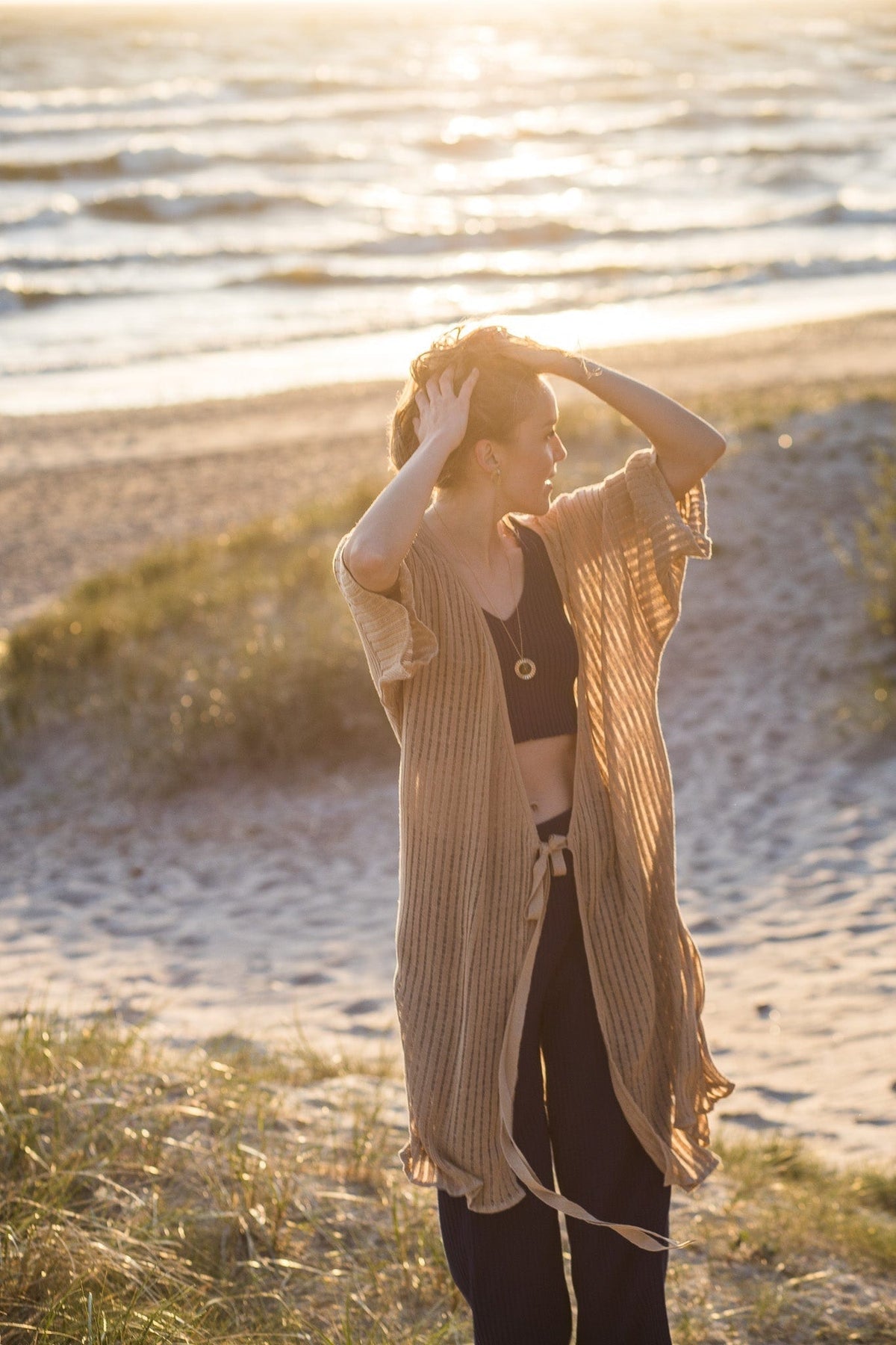 Sole 100% Linen Beach Dress