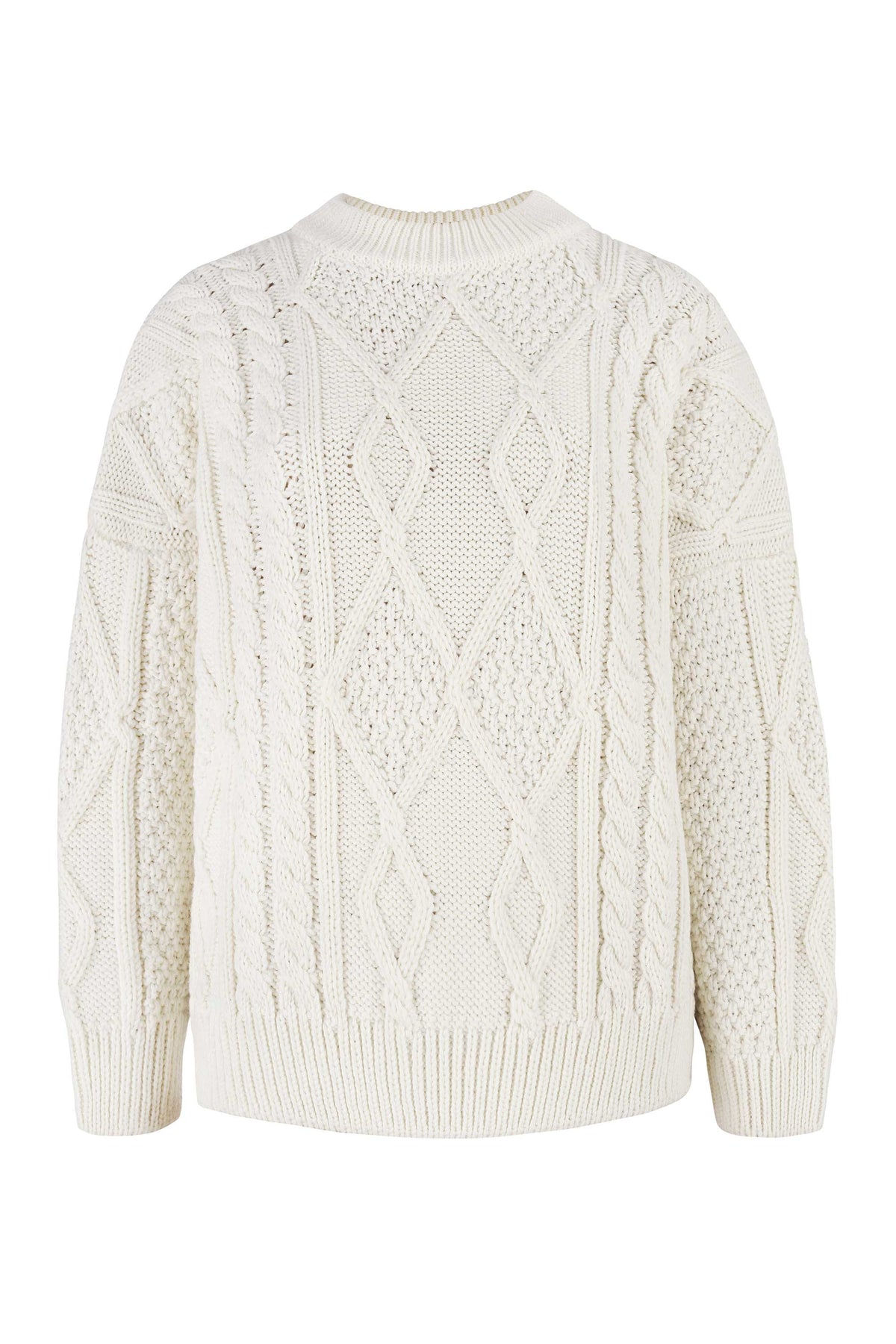 Nonna Cable-Knit 100% Merino Sweater