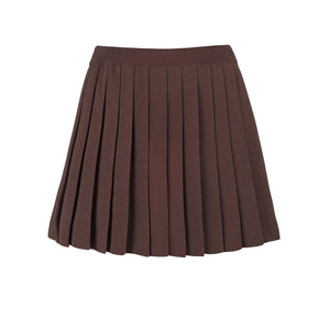 Piccolo Pleated 100% Merino Mini Skirt